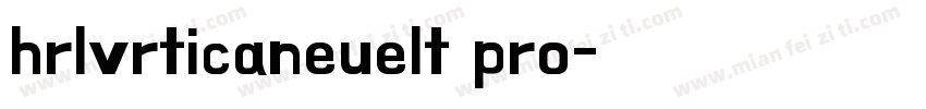 hrlvrticaneuelt pro字体转换